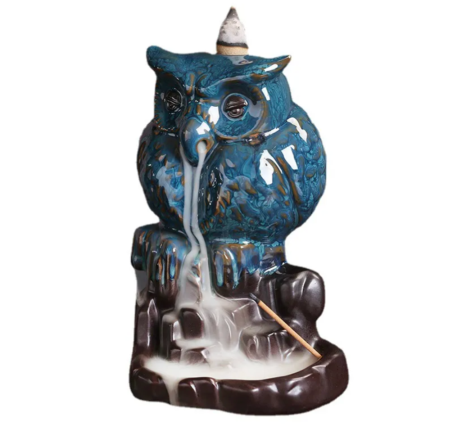 Owl Incense Burner-Zen Sense